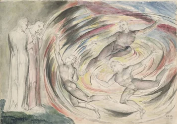 The Punishment of Rusticucci and his Companions, illustration to the Divine Comedy by Dante Alighieri, 1824-27